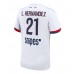 Tanie Strój piłkarski Paris Saint-Germain Lucas Hernandez #21 Koszulka Wyjazdowej 2025-26 Krótkie Rękawy